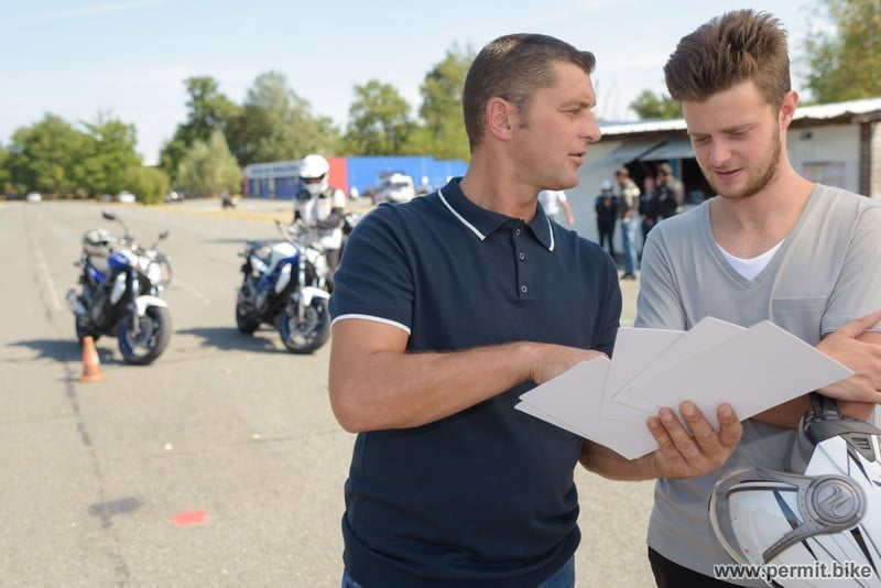 dmv motorcycle test