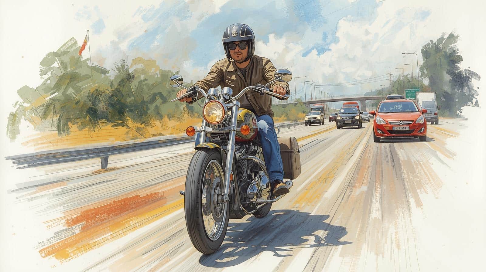 Highway Motorcycle Riding Safety