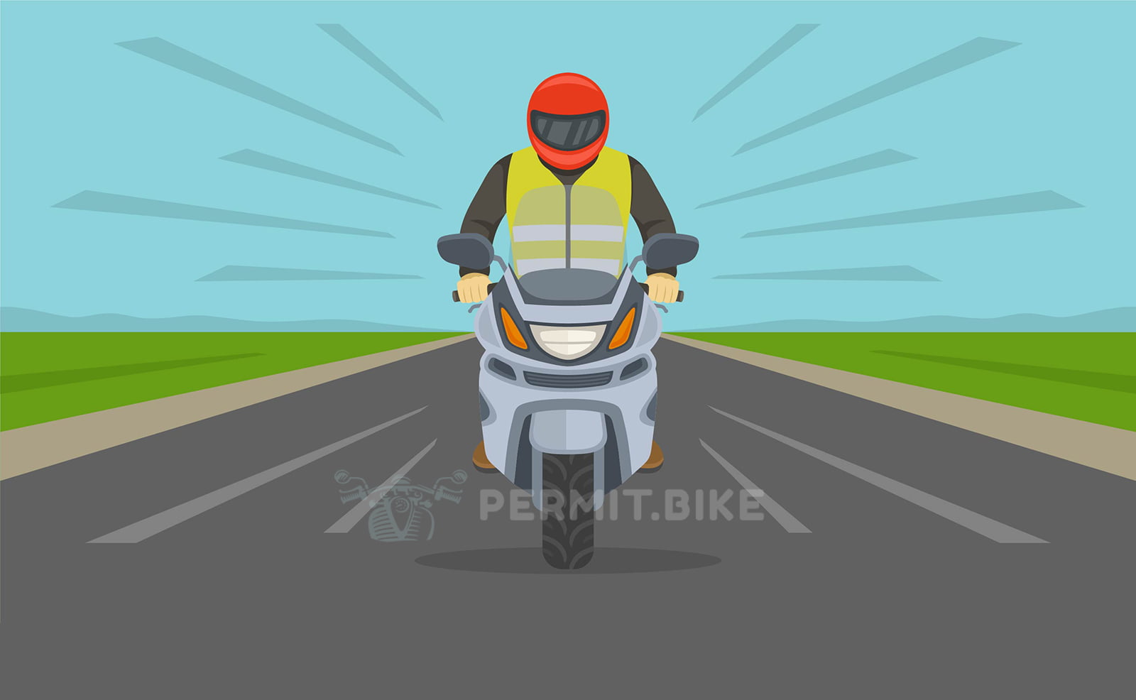 Wear a Motorcycle Helmet