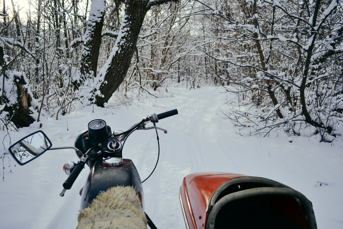 Winter Motorcycle Riding